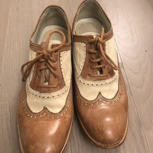 N.d.c made by hand leather lace shoes
